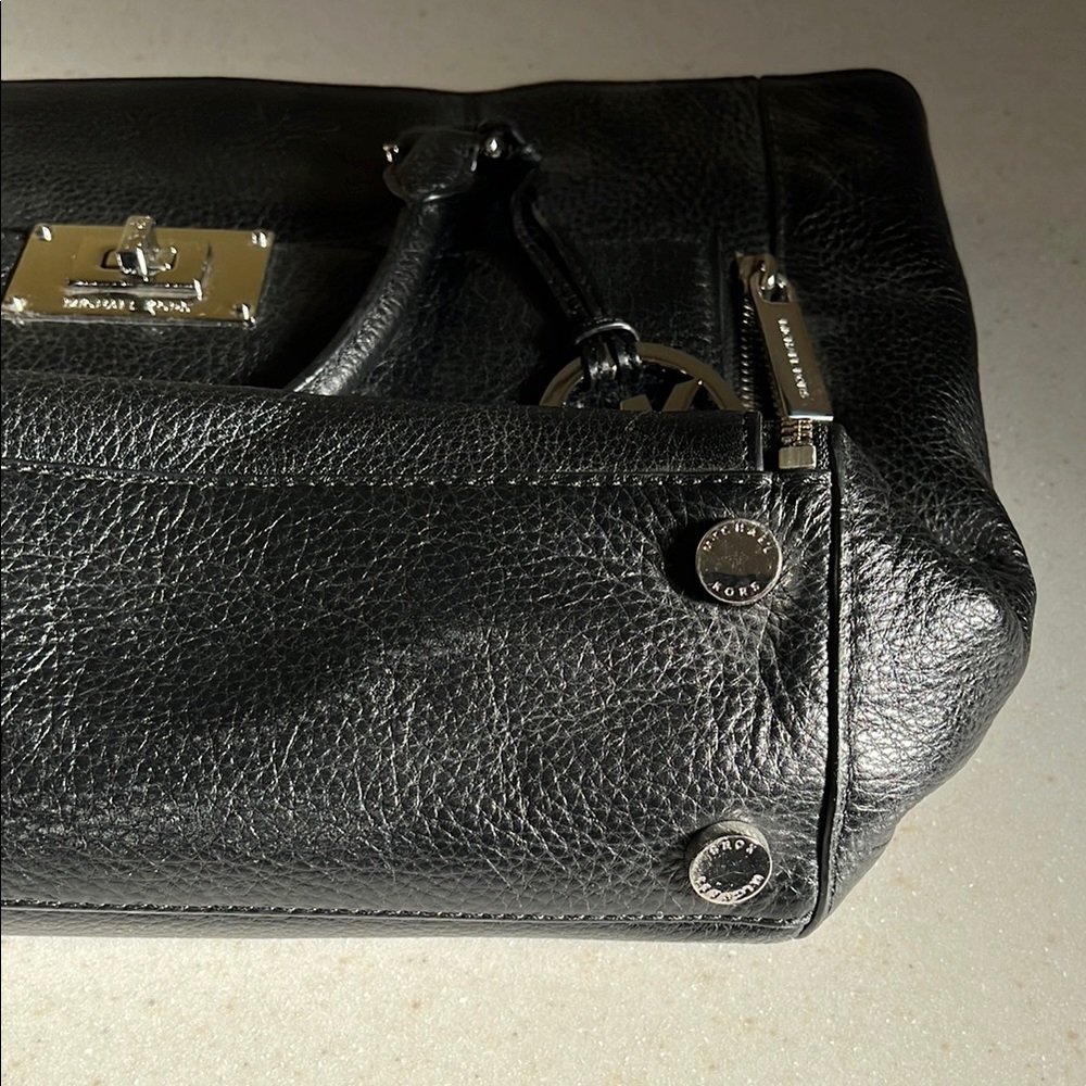 Michael Kors Black Leather Handbag - Picture 4 of 4